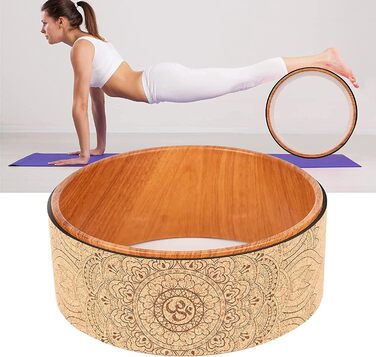 Ролик для йоги з корку Yoga Rolle - для розтяжки та гнучкості спини