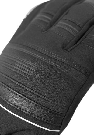 Чоловічі лижні рукавички Reusch Conan R-Tex XT, чорні-білі, розмір 7, водонепроникні