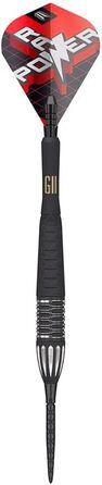 Дротики для дартсу Target Phil Taylor Gen 11 Power 9-Five, 95% вольфрам, Swiss Point, 22/24/26 г, ігровий набір