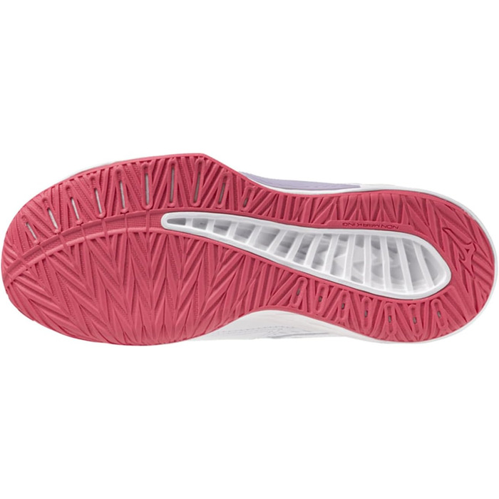 Жіночі волейбольні кросівки Mizuno Thunder Blade Z Indoor V1GC237020 Білий/Фіолетовий/Рожевий (42.5 EU)