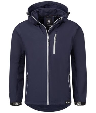 Чоловіча куртка Softshell Rock Creek Outdoor H-168, темно-синя, розмір XL