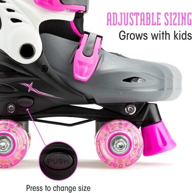 Роликові ковзани Xootz TY6340-M, зелені, розмір 32-36 UK / 32-35 EU