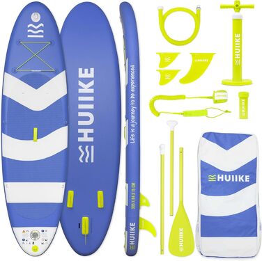 Надувна SUP-дошка HUIIKE з аксесуарами, стійка для веслування стоячи, преміум якість, велика стійкість