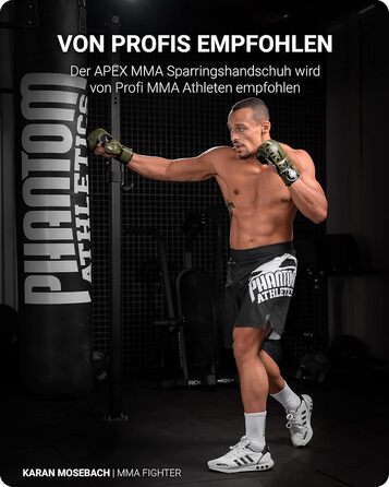 Боксерські рукавички Phantom Apex | Професійні рукавички для спарингу, бою, боксу, фріфайту (Apex - Army, L-XL)