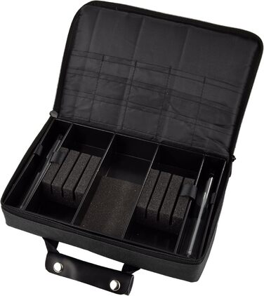 Чохол для дартсу Karella Master Pak чорний — кейс для 3 комплектів дротиків та аксесуарів