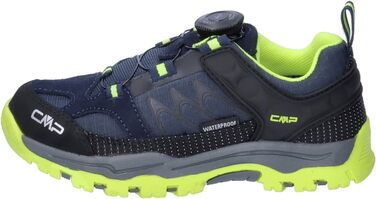 Дитячі трекінгові черевики CMP Kiruna FITGO WP, розмір 37 EU, синьо-жовтий флуоресцентний