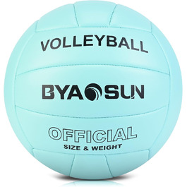 Волейбольний м'яч BYAOSUN для пляжу та залу, розмір 5, синій