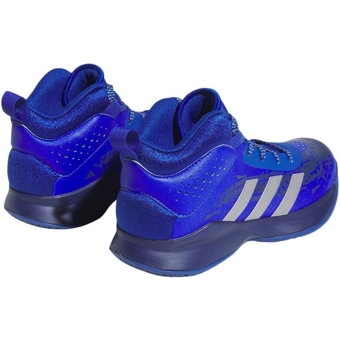 Кросівки баскетбольні adidas Cross Em Up 5 Wide для дітей та дорослих (38 EU, Team Royal Blue Silver Met Victory Blue)
