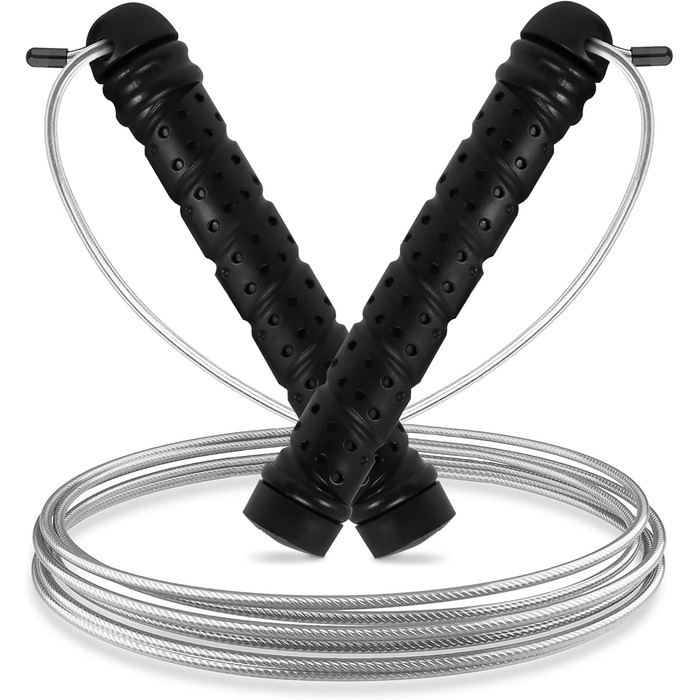 Скакалка зі сталі Professional Studio Quality з виносними вагами