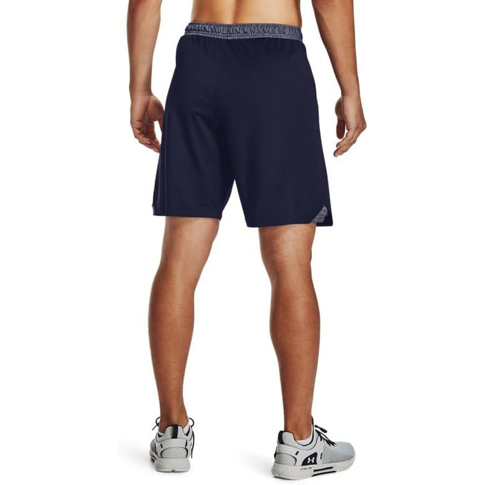 Чоловіча футболка Under Armour UA Locker з коротким рукавом, темно-синя (Midnight Navywhite), розмір 5XL