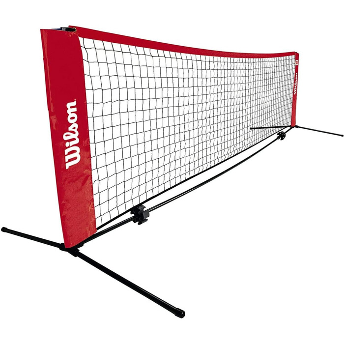 Тенісна сітка Wilson EZ 5,5 м для корту, міцна, легка установка