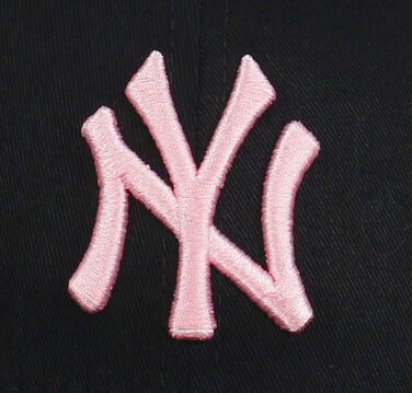 Кепка бейсболка New Era MLB 9Forty з логотипом команди NY/LA, чорно-рожева, регульована