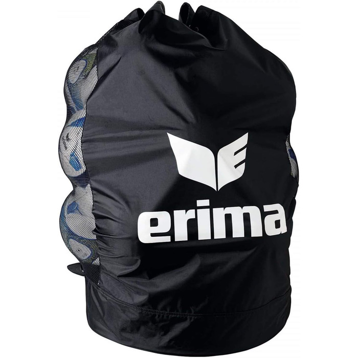 Мішок для м’ячів Erima 18, чорний/білий, універсальний розмір