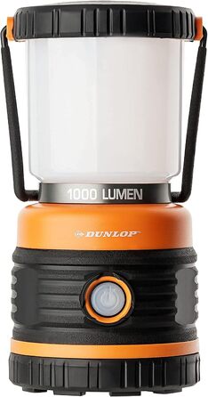 Ліхтар намету Dunlop Outdoor Camping LED 1000 люмен, 4 режими, регулювання яскравості, ударостійкий, вологозахист IP44, 46 SMD, без індикатора Standby (Помаранчевий)