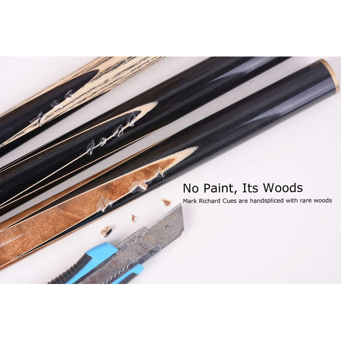 Більярдний кий Mark Richard Minibutt-JY3, коріння дерева, клена, палісандру, ясену, ручної роботи, 3/4, довжина 144.8/152.4 см, наконечник 9.5 мм