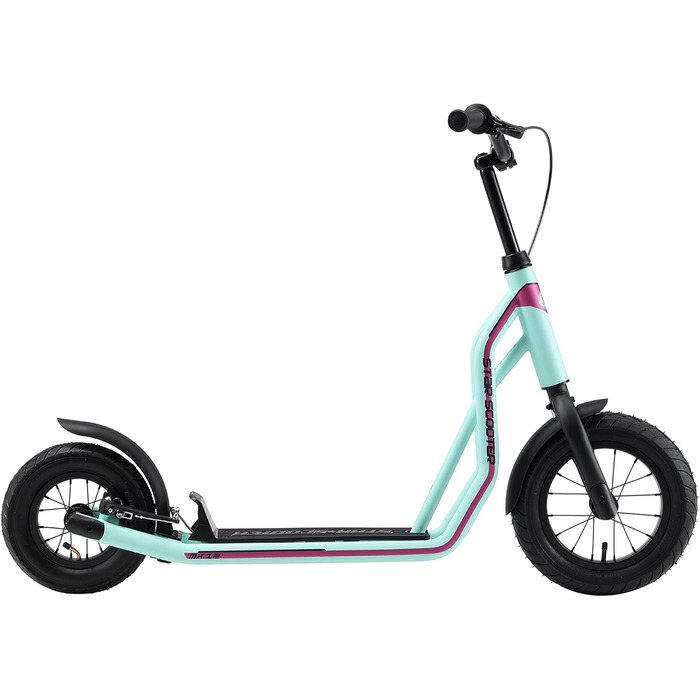Дитячий самокат STAR SCOOTER 12/10 дюймів, надувні колеса, для міста, від 6-7 років