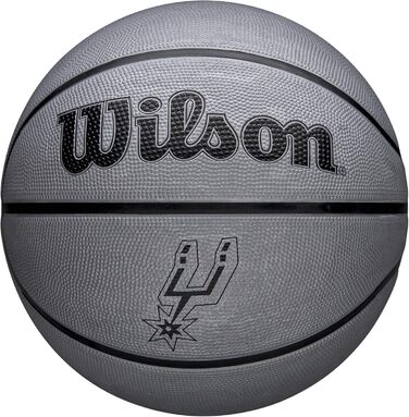 М'яч для баскетболу Wilson NBA Team Tribute, розмір 5, San Antonio Spurs