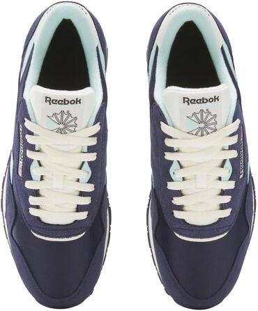 Чоловічі кросівки Reebok Classic Nylon, розмір 37 EU, колір Vector Navy Glitch Aqua Vintage Chalk