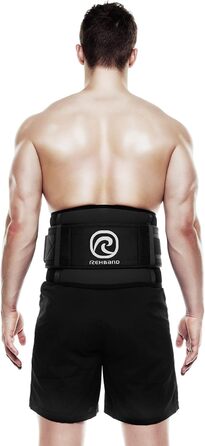 Пояс для спини Rehband X-RX знімний для важкої атлетики, неопреноа бандаж 7мм, підтримка попереку, чорний, XXXL