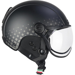 Лижний шолом CGM EBI для дорослих, унісекс, чорний-сірий, матовий, XXL (61 см)