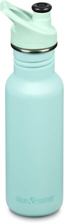 Пляшка Klean Kanteen Classic Narrow з нержавіючої сталі, з спортивною кришкою, пастельно-бірюзова, 800 мл