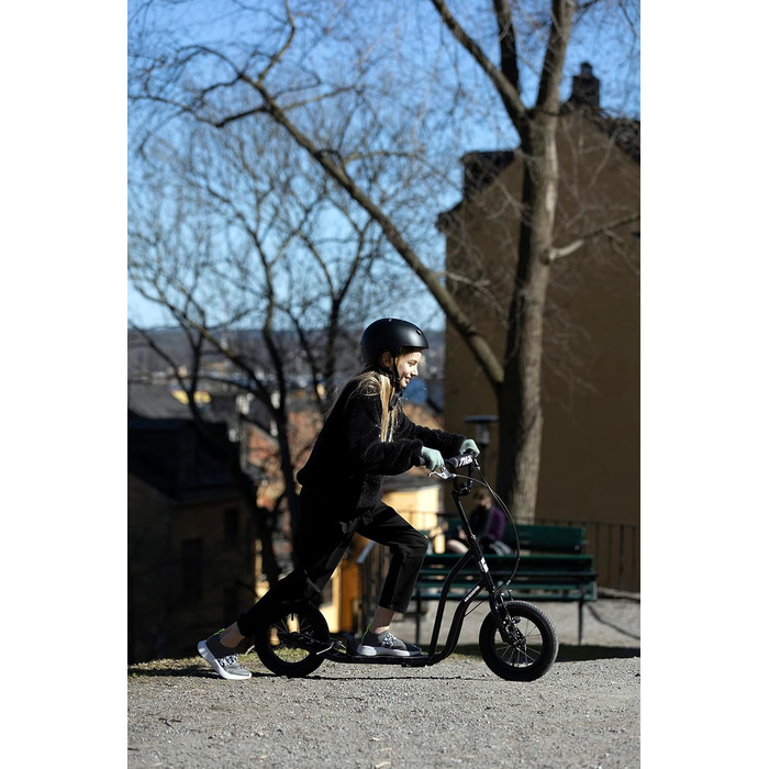 Самокат STIGA Air Scooter для міста, сталевий, алюмінієві диски, ручне гальмо, регульоване кермо, для дітей від 7 років, навантаження до 100 кг