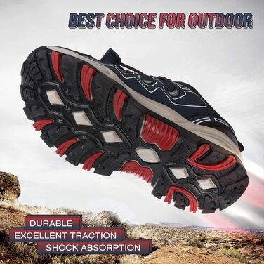 Дитячі трекінгові кросівки UOVO для активного відпочинку, спорту та туризму. Синій колір, розмір 30