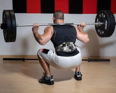 Пояс для важкої атлетики Raigeki Fitness з тренувальними програмами, для бодібілдингу, кросфіту, силових тренувань, чоловічий та жіночий