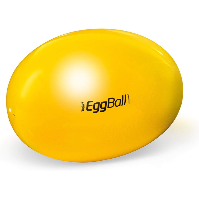 Гімнастичний м'яч Pezzi Eggball Standard 45 см, жовтий, для фітнесу та реабілітації