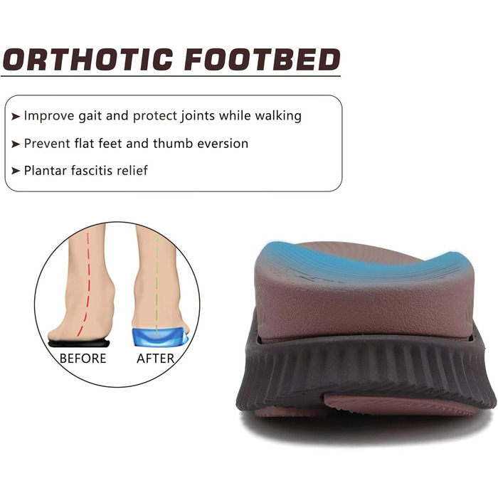 Чоловічі трекінгові сандалі KuaiLu: ортопедичні, зручні, для спорту та активного відпочинку, літні, відкриті, коричневі, 43 EU