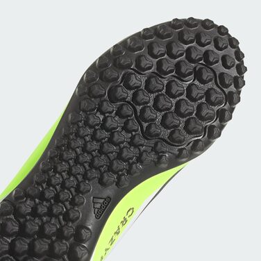 Дитячі футбольні бутси adidas X Crazyfast.4 Turf (38 2/3 EU) Cloud White/Core Black/Lucid Lemon