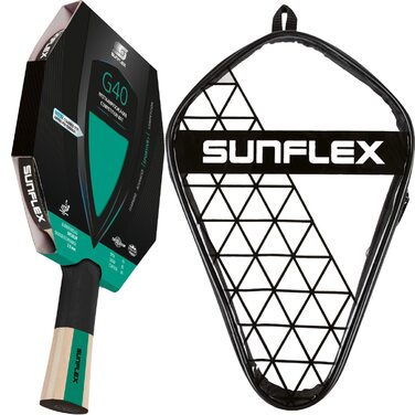 Ракетка для настільного тенісу Sunflex Color COMP G40 Pro: професійна, сертифікована ITTF, з анатомічною ручкою та чохлом