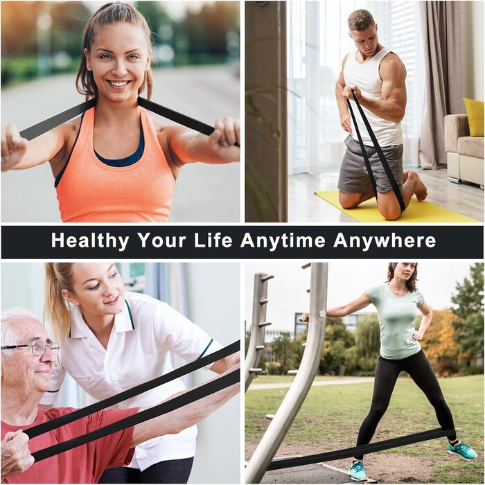 Еластична стрічка для фітнесу та йоги, 3 шт. (25-50 lbs)