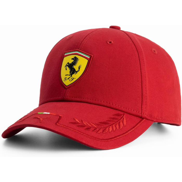 Кепка PUMA Scuderia Ferrari F1 з італійськими смугами - Червона - Універсальний розмір