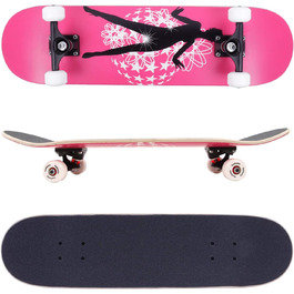 Скейтборд FunTomia Dancing Queen, ABEC-9, 100A, 7 шарів канадського клену