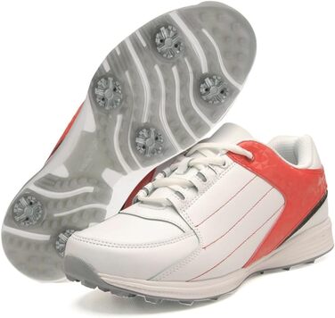 Водонепроникні гольф-туфлі з шипами для жінок та чоловіків (40 EU, Червоний)