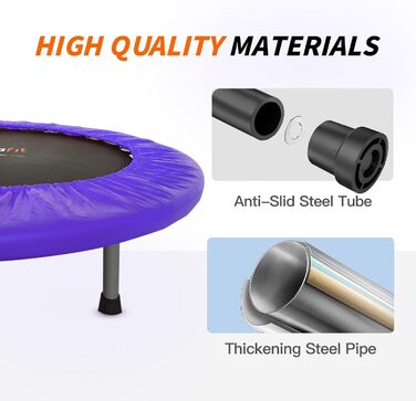 Трамплін AtivaFit 102 см для дому: ідеальний для фітнесу та занять спортом в приміщенні