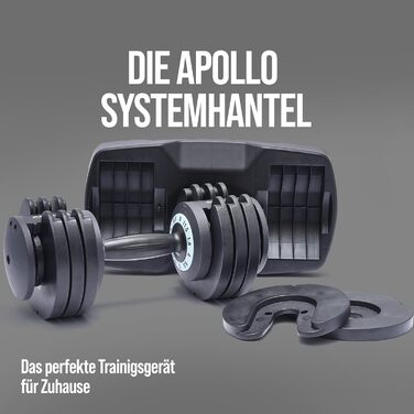 Регульовані гантелі Apollo 20 кг, набір для тренувань вдома, змінна вага, швидке фіксування, м'ятний колір, для жінок і чоловіків