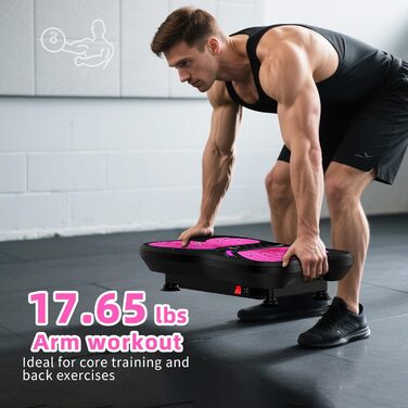 Вібраційна платформа QEIFEII для тренувань всього тіла, побудови м'язів та формування фігури. 200 швидкостей, вантажопідйомність 180 кг