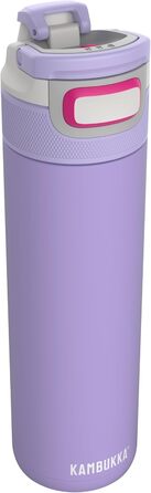 Термос Kambukka Elton Insulated Digital Lavender 600 мл, нержавіюча сталь, герметична термобутилка з кришкою Snapclean, підходить для миття в посудомийній машині, зручна ручка