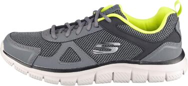 Чоловічі кросівки Skechers Track Scloric 48.5 EU - шкіра, сітка, чорний, зелений