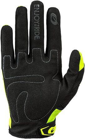 Мотоциклетні рукавички O'NEAL Element Youth для дітей | MX, MTB, Mountainbike | Чорний/Неонові жовті, XL