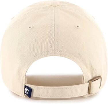 Кепка New York Yankees Adjustable Cap Clean Up MLB, оригінальний дизайн, універсальний розмір, колір Natural