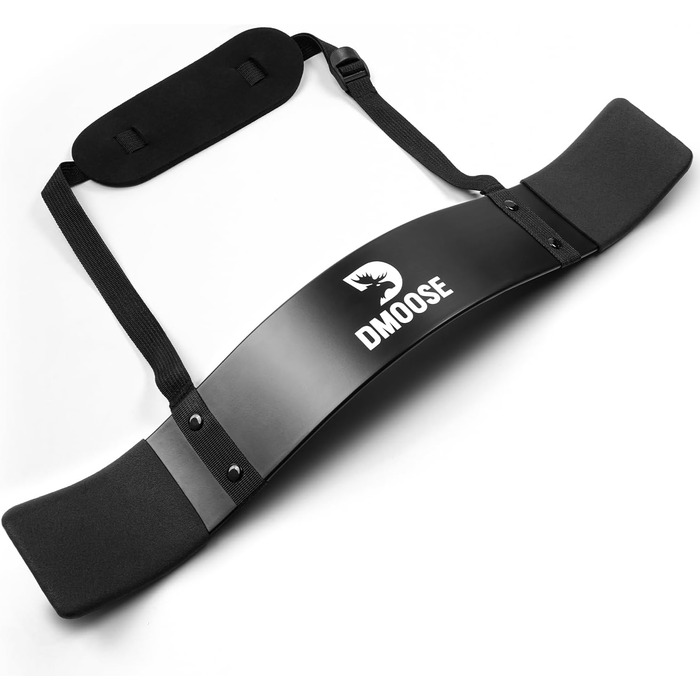 DMoose Arm Blaster для біцепса та трицепса, преміальна шия, регульовані ремені, обладнання для ізоляції м'язів, чорний