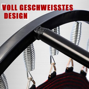 Міні-батут Kanchimi для дому з ручкою, 122 см, фіолетовий