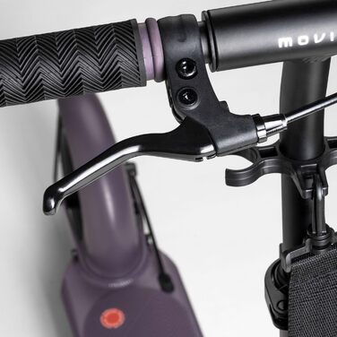Самокат трюковий Movino Roller Air фіолетовий, складаний, для підлітків та дорослих, з великими пневматичними колесами та регульованим кермом