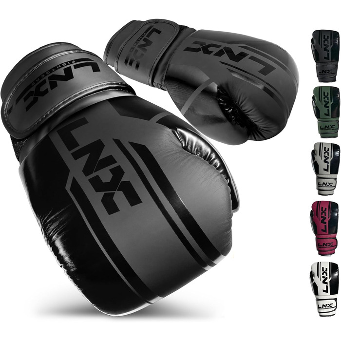 Боксерські рукавички LNX Performance Pro 10/12/14/16 унцій – для кікбоксингу, боксу, муай-тай, MMA, єдиноборств