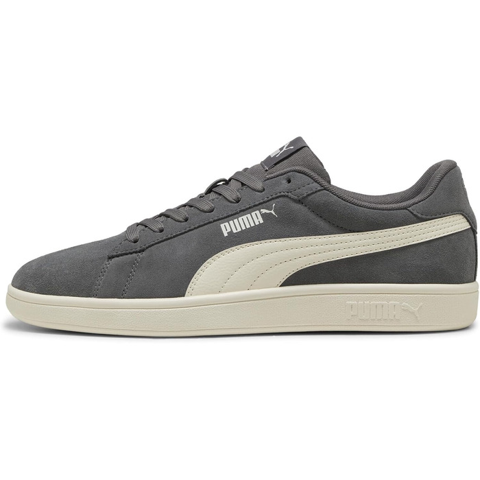 Кросівки Puma Smash V2 Low-Top унісекс, темно-сірі з білим (Cool Dark Gray Warm White), розмір 44 EU
