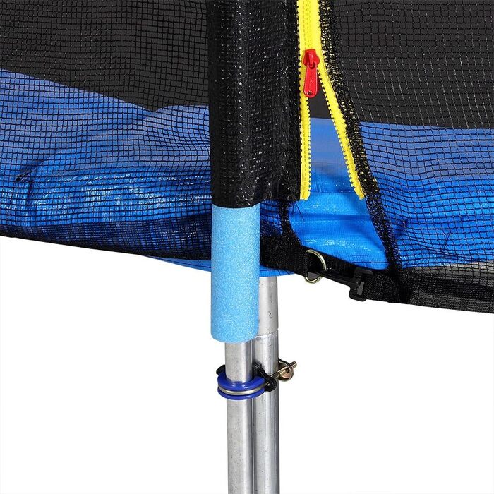 Трамплін Monzana Ø 244/305/366/426 см Комплект з сіткою, сходами, захистом краю та аксесуарами. Дитячий та садовий тромплін