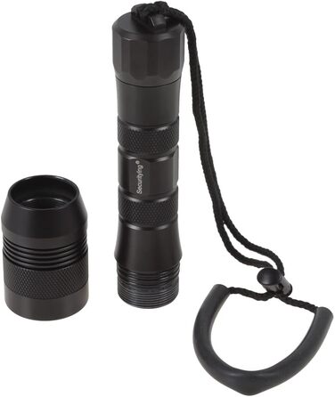 Підводний ліхтар SecurityIng® 1000Lm, 150M, водонепроникний LED, професійний (3 x 1,5V LR14, батареї не входять)